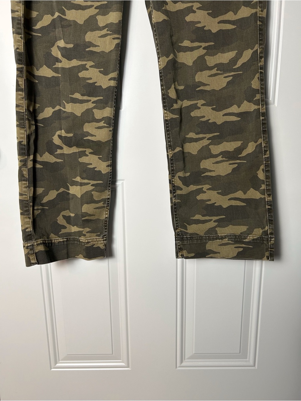 American Eagle Outfitters Ex Boyfriend Pant Camo Cargo Pants Olive Women’s Med - Picture 5 of 8